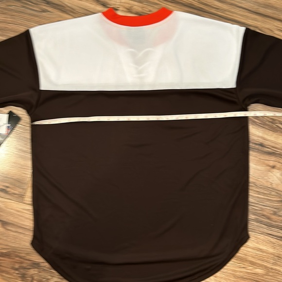 NFL TEAM APPAREL CLEVELAND BROWNS fan lace up jersey. NWT - Picture 3 of 6